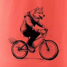 Vlk na bicykli