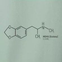 Molekulárna štruktúra MDMA Extáza