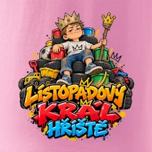 Listopadový král dětského hřiště na trůnu