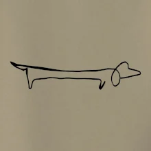 Jazvečík - kreslený