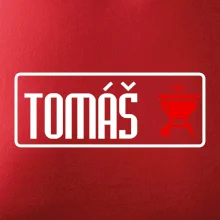 Tričko na grilovanie s vlastným menom