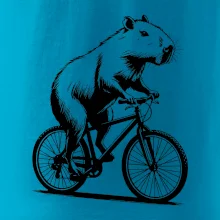 Kapybara na kole černá