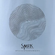Smrk - vrstevnice v kruhu