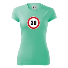 Dopravná značka - obmedzenie rýchlosti 30 Dopravná značka - obmedzenie rýchlosti 30