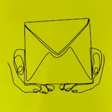 Obálka pôšták jedným ťahom