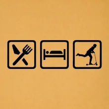 Eat sleep kolobeh - kolobežka