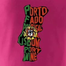 Mapy - názvy miest - Portugalsko