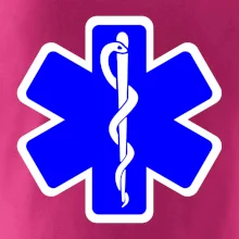 Rescue - Hviezda na prsníku + nápis na chrbte Rescue - Hviezda na prsníku + nápis na chrbte