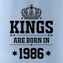 Kings are born in 1986