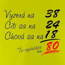 Vyzerá, cíti sa, chová sa - 80 rokov