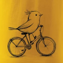 Vtáčik na bicykli