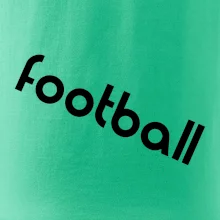 FOOTBALL nápis šikmo FOOTBALL nápis šikmo