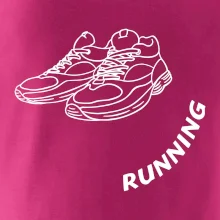 Running nápis šikmo