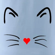 Mačka - srdce namiesto nosa Mačka - srdce namiesto nosa