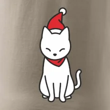 Vianočná mačka sediaca