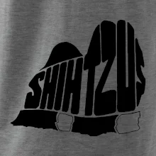 Shih-tzu - nápis v tele Shih-tzu - nápis v tele