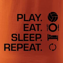 Play Eat Sleep Repeat volejbal Play Eat Sleep Repeat volejbal