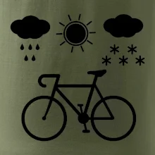 Cyklista za každého počasia