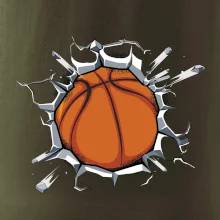 Basketbal lopta v triku