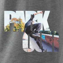 Parkour nápis v meste