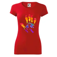 LGBT hand print