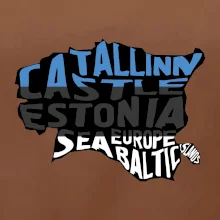 Mapy - názvy miest - Estónsko