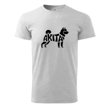 Akita Inu - Nápis v tele