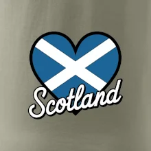 Scotland Srdce s vlajkou