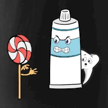 Lízátko pasta zuby Lízátko pasta zuby