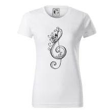 Husľový kľúč kvety Husľový kľúč kvety