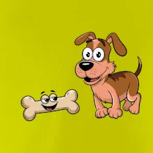 Parové tričko - Pes a kosť