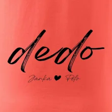 Dedo - tričko menami detí písacie písmo