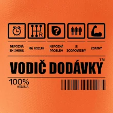 Čiarový kód - Vodič dodávky