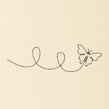 Dráha letu motýľa - slučka