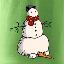 Snehuliak so spadnutým nosom