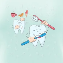 Zubárske tričko Zubárske tričko