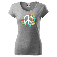 Peace symbol abstraktný