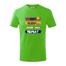 Eat sleep watter polo farebné