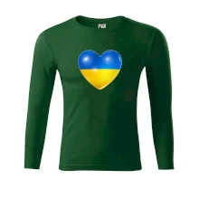 Ukrajina srdce vlajka Ukrajina srdce vlajka