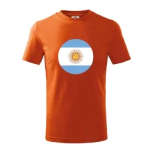 Argentína vlajka guľatá