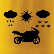 Motorkář za každého počasí - silnice
