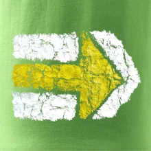 Párová turistická značka žlutá