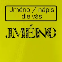 Folklór - meno - nápis