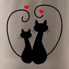 Mačky - Zamilovaný pár Mačky - Zamilovaný pár