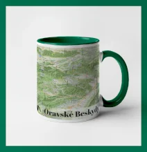 Hrnček mapa Oravské Beskydy