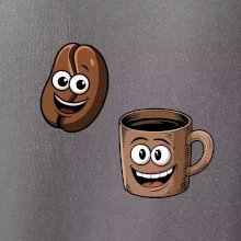 Parové tričko - Hrnček a káva