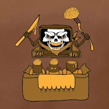 Mozkožrút - televízia (Pecka design)