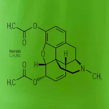 Molekulárna štruktúra Heroín