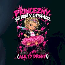 Princezny se rodí v listopadu drsná punková holčička