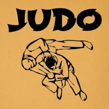 Judo nápis + postavy